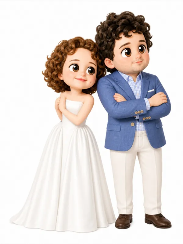 2D náhled: Agnes & Puf ve stylu Chibi styl