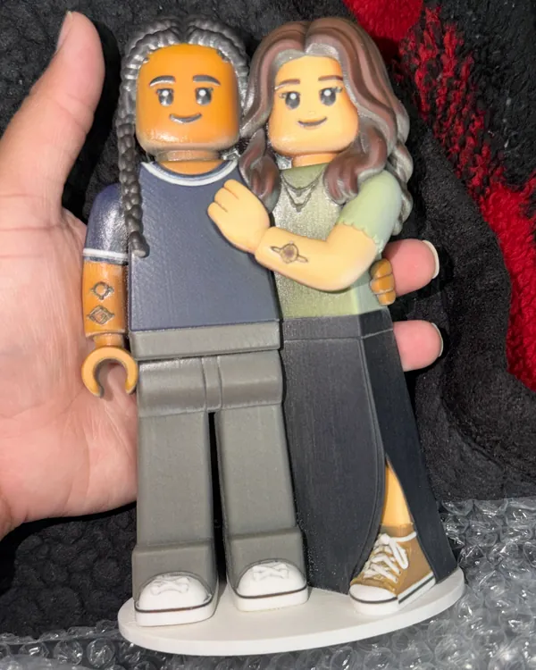Vytištěná figurka: Harmony & Savannah, na fotce od Harmony