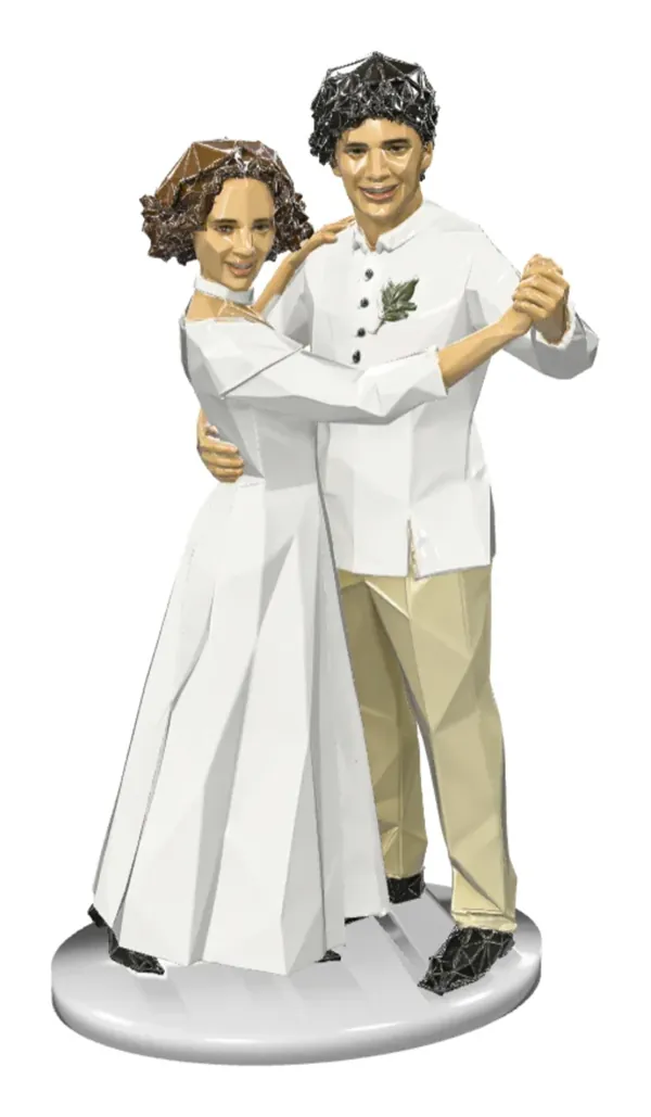 3D náhled figurky: Jan & Agnes, První tanec