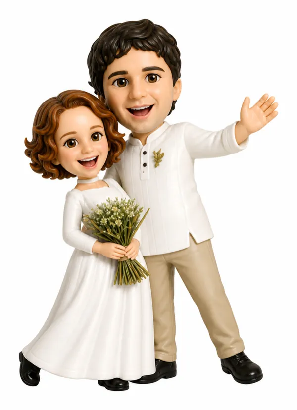 2D náhled: Jan & Agnes ve stylu Kývací hlava