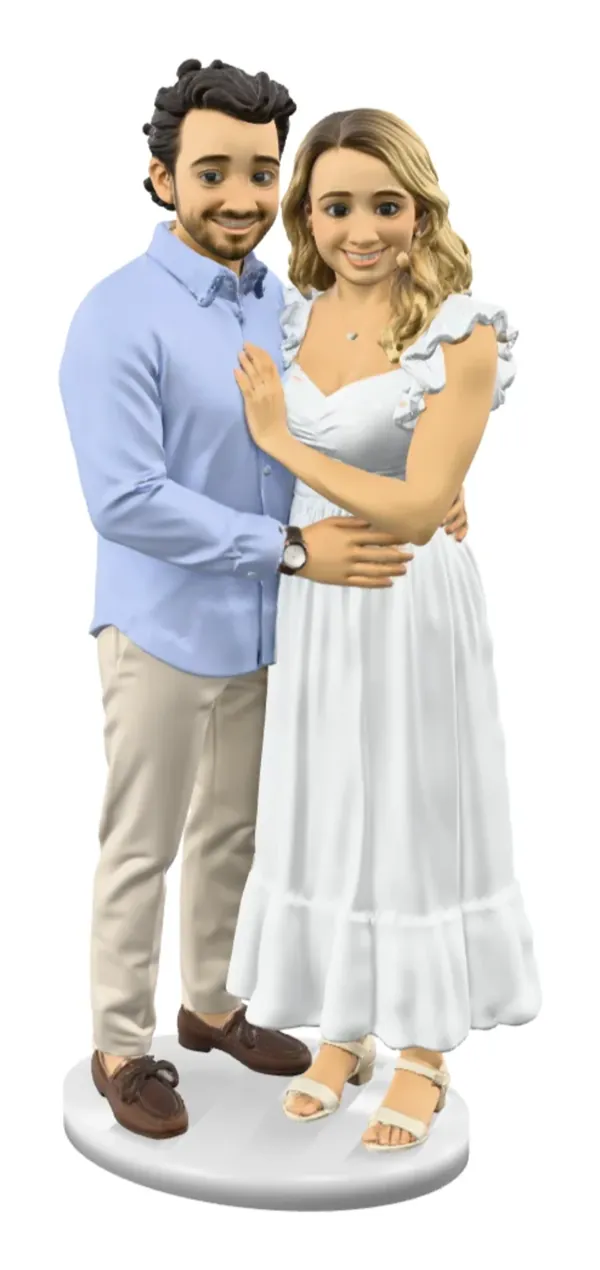 3D náhled figurky: Jennifer & Christopher, Objetí z boku