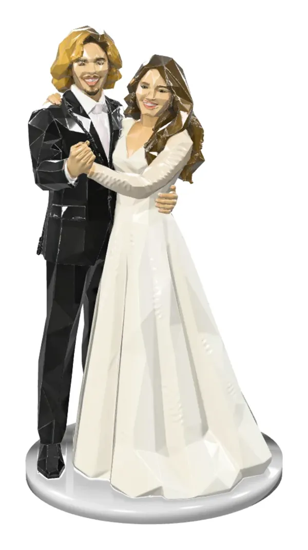 3D náhled figurky: Lauren & Aidan, První tanec