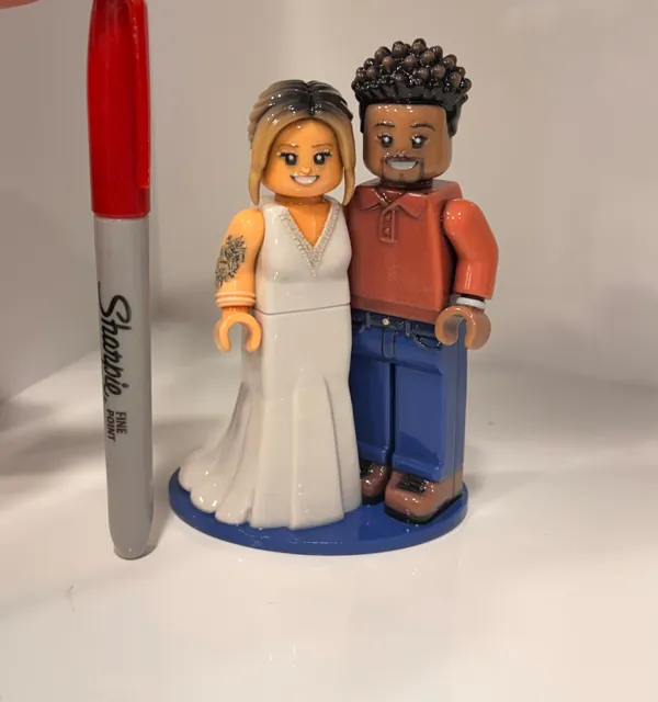 Vytištěná figurka: Morgan & Donovan, na fotce od Morgan