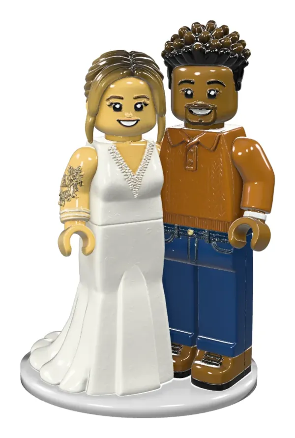3D náhled figurky: Morgan & Donovan, Původní póza. Jejich volba