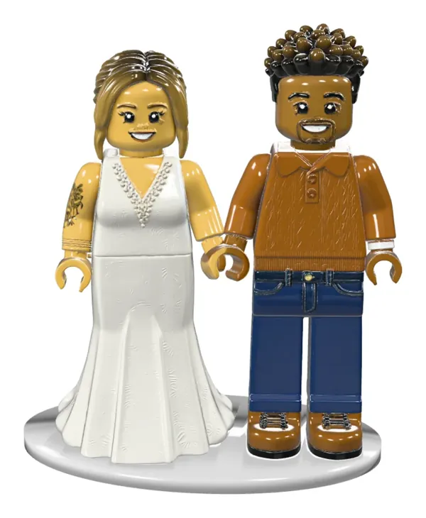 3D náhled figurky: Morgan & Donovan, Držení za ruce