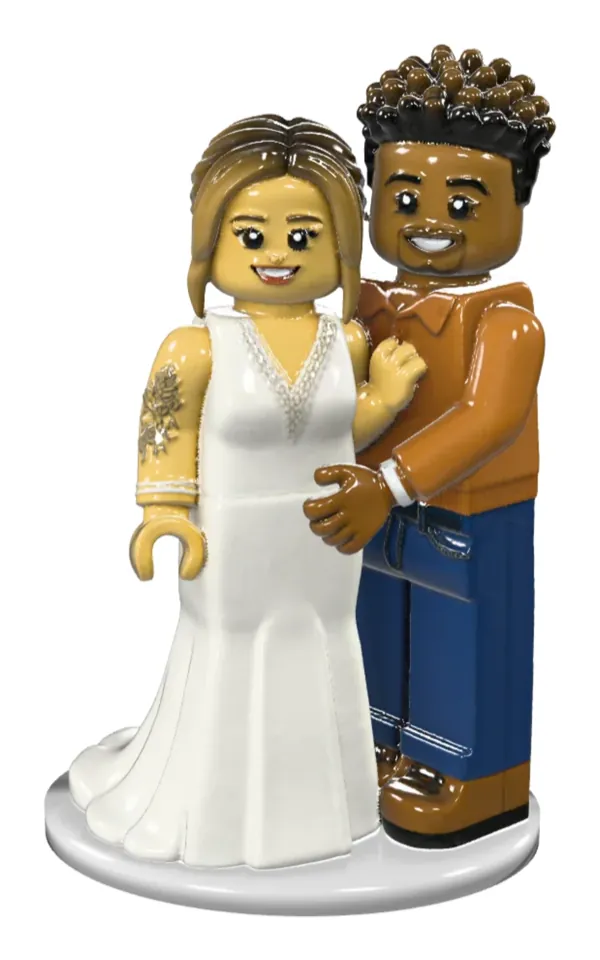 3D náhled figurky: Morgan & Donovan, Objetí z boku