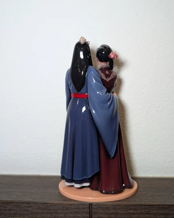 Vytištěná figurka: Nicole & Yu Heng, na fotce od Nicole